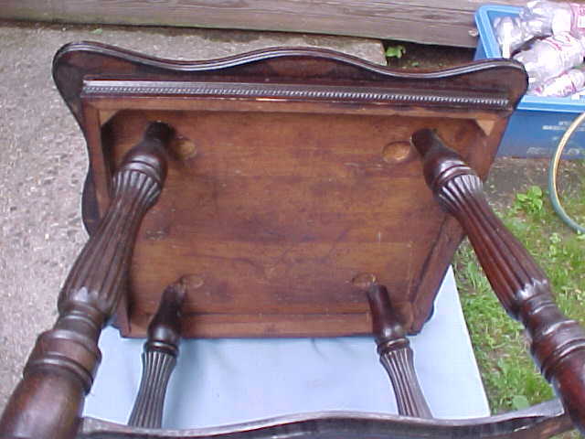 Nice Victorian Era Parlor Table w/ Northwind Extra Lg Glass Feet Nice Victorian Era Parlor Table w/ Northwind Extra Lg Glass Feet