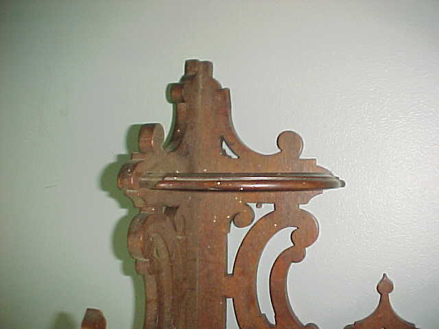 Nice Victorian 3 Level Walnut Corner Shelf Nice Victorian 3 Level Walnut Corner Shelf