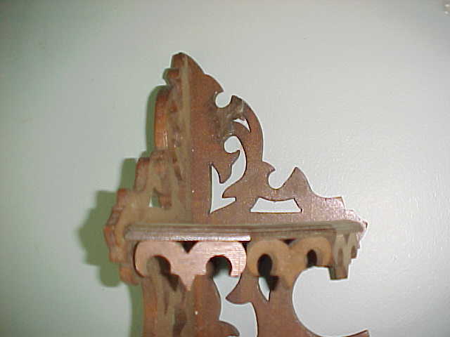 Nice Victorian 3 Level Walnut Corner Shelf Nice Victorian 3 Level Walnut Corner Shelf