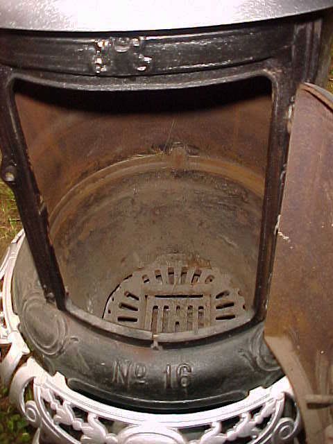 Nice Antique Foster's Maple No 16 Potbelly Stove-Needs Little TLC Nice Antique Foster's Maple No 16 Potbelly Stove-Needs Little TLC