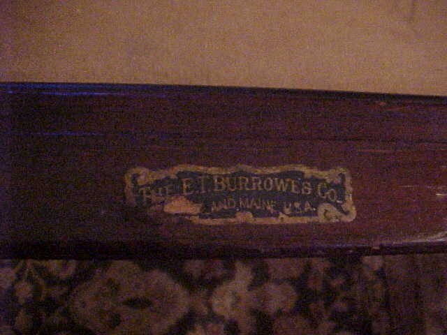 Nice Early 1900's ET Burrowes Co Junior Very Portable Pool table Nice Early 1900's ET Burrowes Co Junior Very Portable Pool table