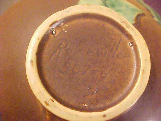 Beautiful Roseville Circa 1937 Thornapple 307-6 Bowl Beautiful Roseville Circa 1937 Thornapple 307-6 Bowl