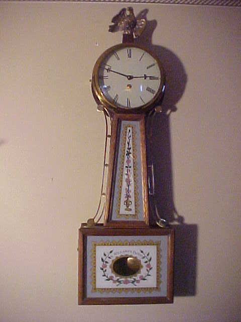Very Attractive Vintage Copy Banjo Clock Very Attractive Vintage Copy Banjo Clock