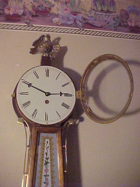 Very Attractive Vintage Copy Banjo Clock Very Attractive Vintage Copy Banjo Clock