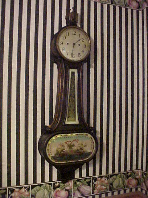 Excellent Antique New Haven War 0f 1812 Maritime 41" Banjo Clock Excellent Antique New Haven War 0f 1812 Maritime 41" Banjo Clock
