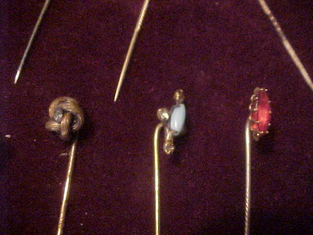 Group of Thirteen Very Nice & Early Hatpins-Great Mix of Colors Group of Thirteen Very Nice & Early Hatpins-Great Mix of Colors