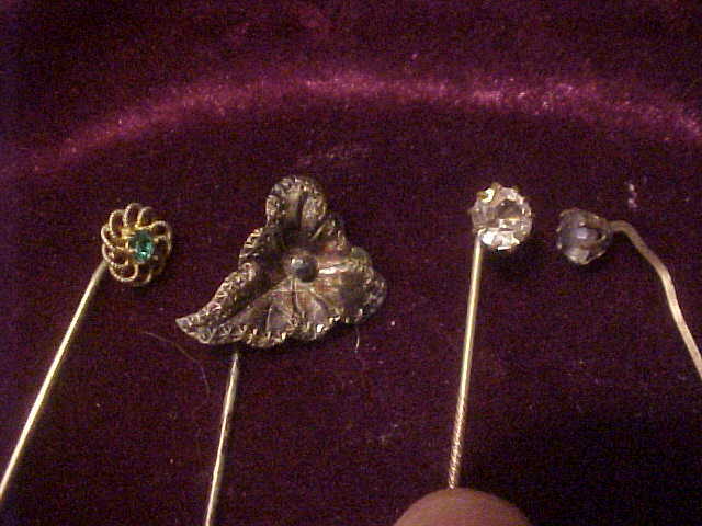 Group of Thirteen Very Nice & Early Hatpins-Great Mix of Colors Group of Thirteen Very Nice & Early Hatpins-Great Mix of Colors