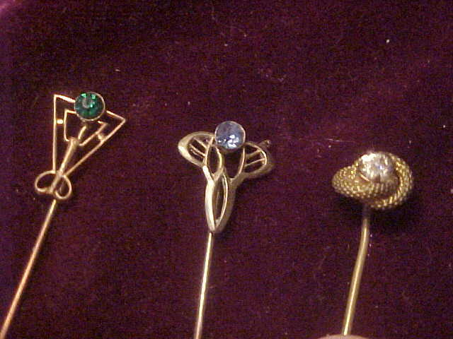 Group of Thirteen Very Nice & Early Hatpins-Great Mix of Colors Group of Thirteen Very Nice & Early Hatpins-Great Mix of Colors