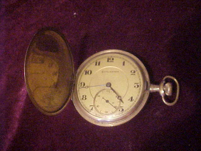 Nice Burlington 21 Jewel Hunter Case 14 Sz Pocket Watch Nice Burlington 21 Jewel Hunter Case 14 Sz Pocket Watch