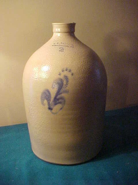 AK Ballaird Burlington VT 2 Gallon Stoneware Jug AK Ballaird Burlington VT 2 Gallon Stoneware Jug