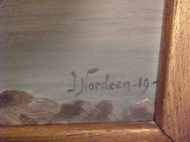 Decent Antique Signed Oil on Board Seascape Painting Decent Antique Signed Oil on Board Seascape Painting