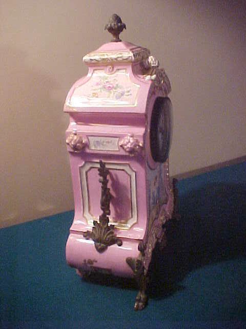 Awesome Artist Signed French Porcelain Antique Clock-Runs Great Awesome Artist Signed French Porcelain Antique Clock-Runs Great