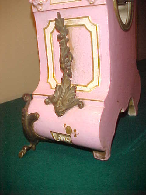 Awesome Artist Signed French Porcelain Antique Clock-Runs Great Awesome Artist Signed French Porcelain Antique Clock-Runs Great