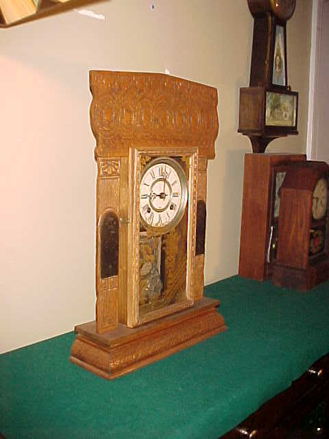 Excellent Ansonia Gingerbread Style 8 Day Mantel Clock Excellent Ansonia Gingerbread Style 8 Day Mantel Clock