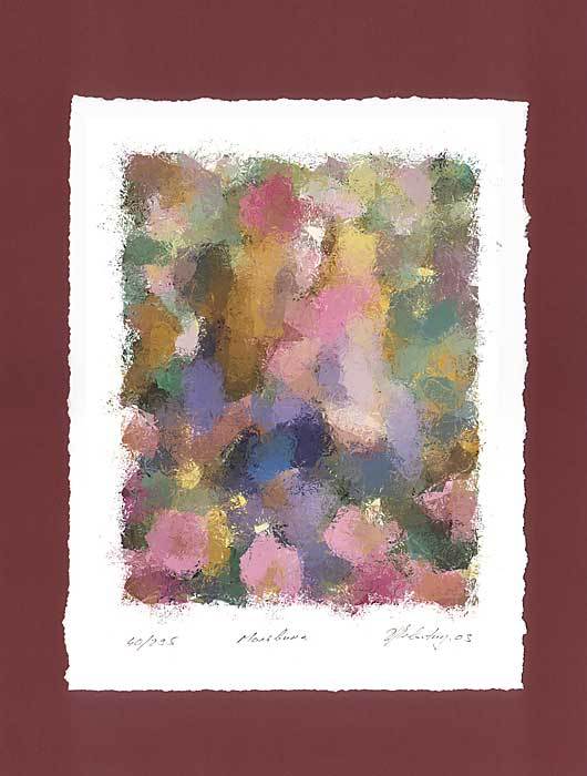 "Malvina" - limited edition, colour lithography s/n. "Malvina" - limited edition, colour lithography s/n.