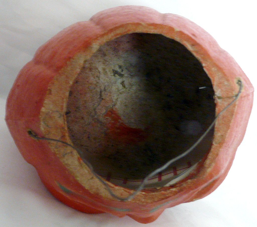 Vintage Large size Paper mache "egg crate" Smiling Jack O' Lantern pumpkin! 1940 - 1950s Vintage Large size Paper mache "egg crate" Smiling Jack O' Lantern pumpkin! 1940 - 1950s