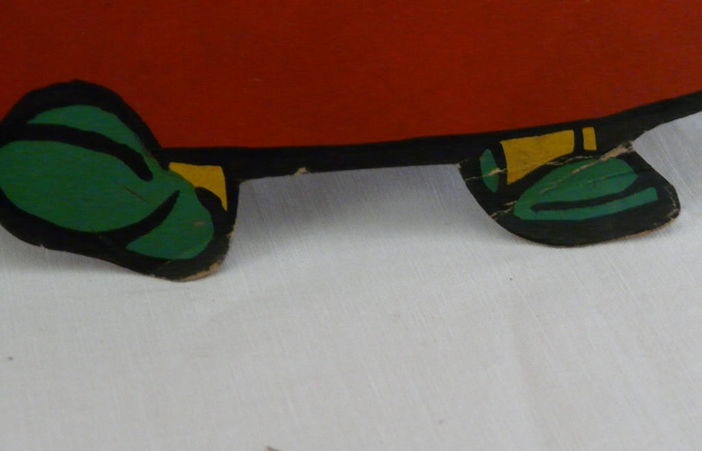 Vintage Beistle early Diecut Halloween Jug Man Vintage Beistle early Diecut Halloween Jug Man