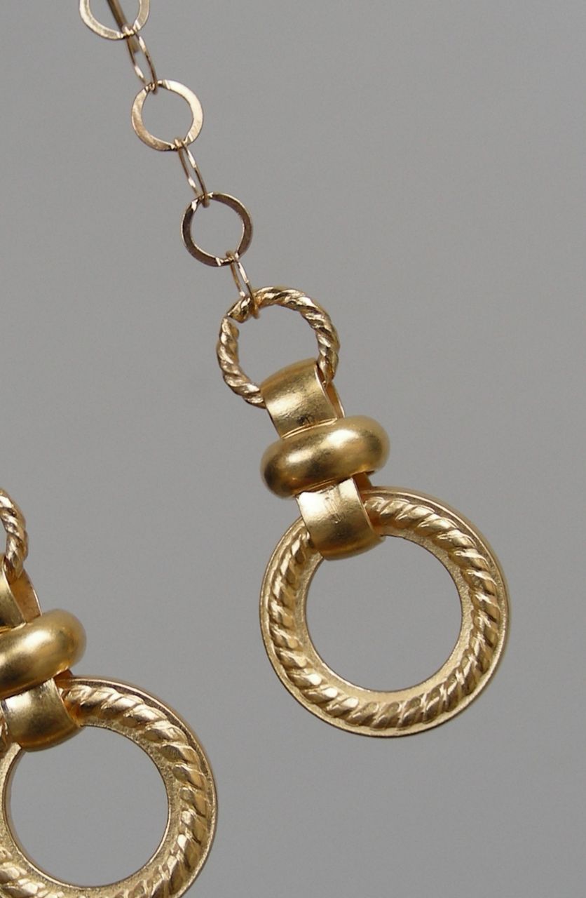 RESERVED - Swinging Discs Gold Filled Earrings RESERVED - Swinging Discs Gold Filled Earrings