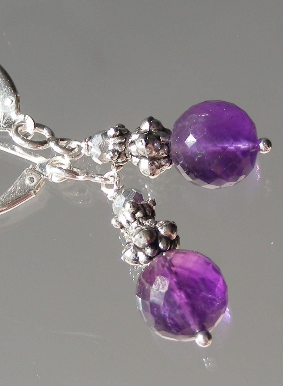 Amethyst Earrings - February Birthstone Amethyst Earrings - February Birthstone