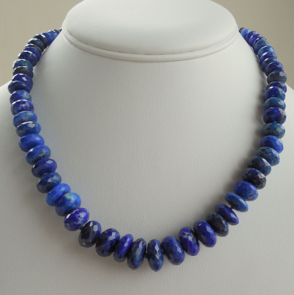 Lapis Lazuli Hand Knotted Necklace Lapis Lazuli Hand Knotted Necklace