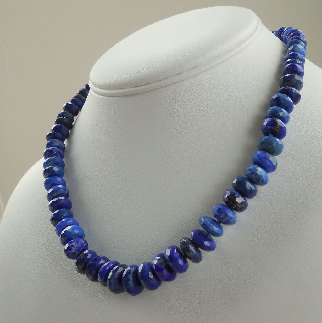 Lapis Lazuli Hand Knotted Necklace Lapis Lazuli Hand Knotted Necklace