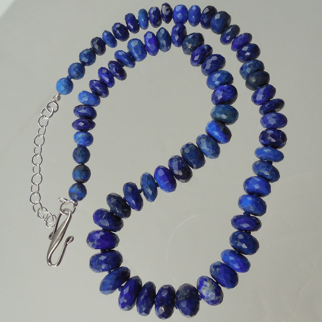 Lapis Lazuli Hand Knotted Necklace Lapis Lazuli Hand Knotted Necklace