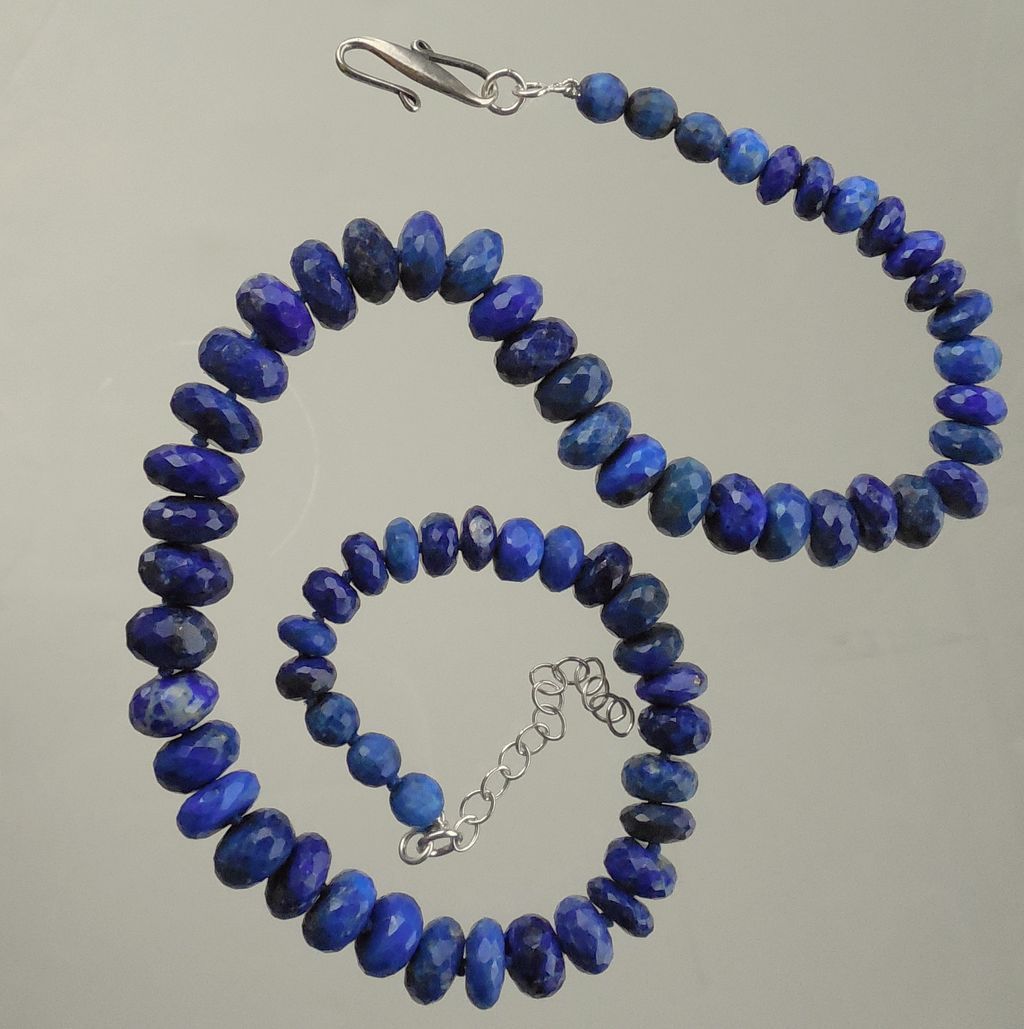 Lapis Lazuli Hand Knotted Necklace Lapis Lazuli Hand Knotted Necklace