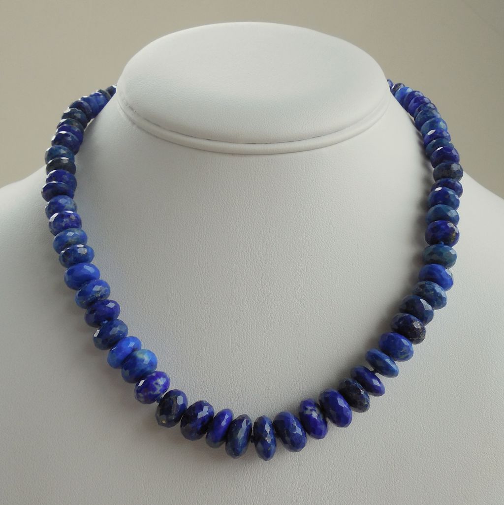Lapis Lazuli Hand Knotted Necklace Lapis Lazuli Hand Knotted Necklace