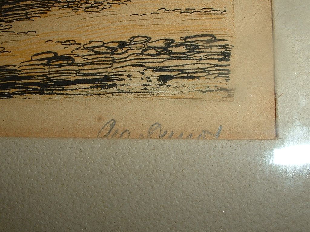 Color Engraving of Paris pencil signed by Artist ... #2 of 2 by same Artist Color Engraving of Paris pencil signed by Artist ... #2 of 2 by same Artist