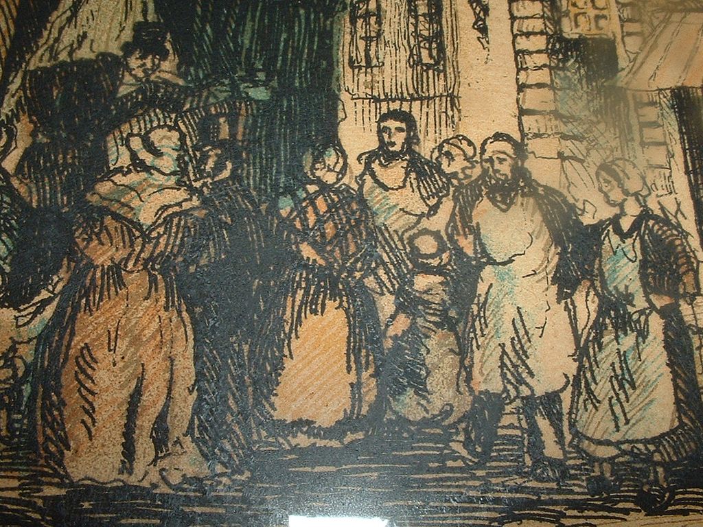 Color Engraving of Paris pencil signed by Artist ... #2 of 2 by same Artist Color Engraving of Paris pencil signed by Artist ... #2 of 2 by same Artist
