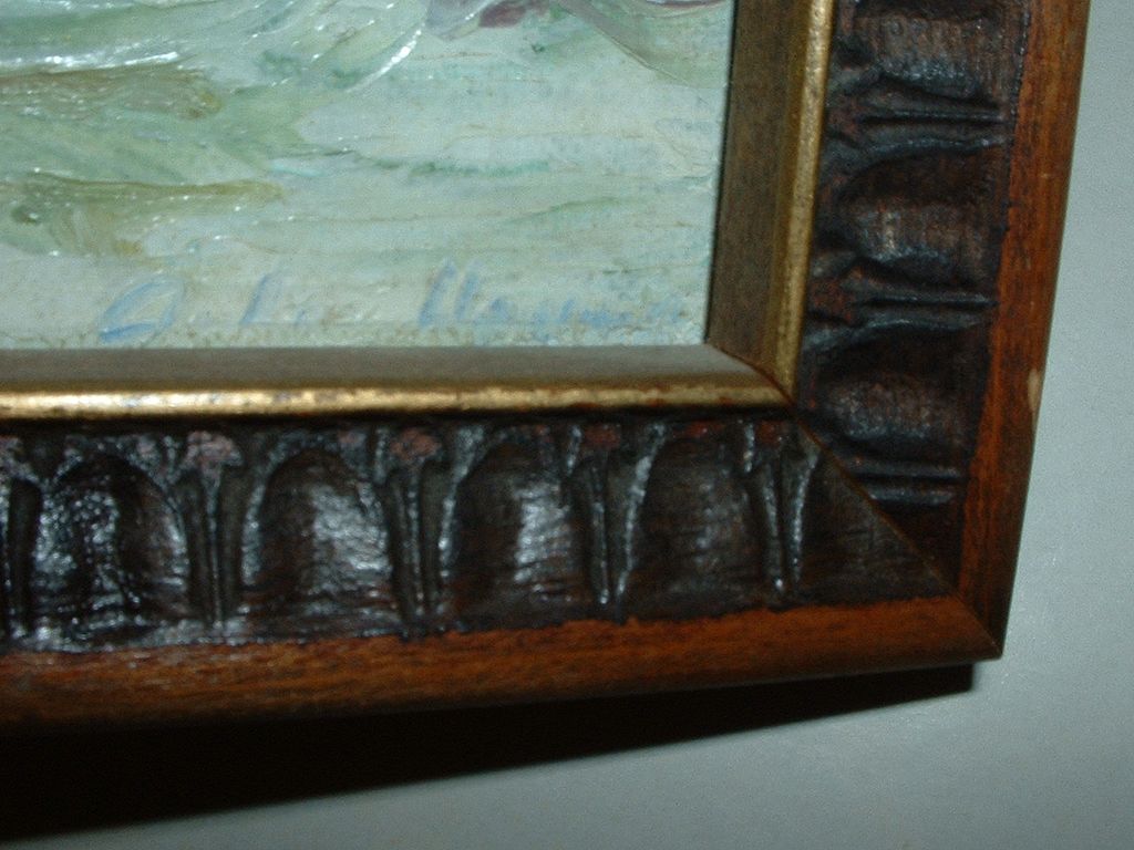 Impressionistic Cityscape Oil on Board signed by Artist Impressionistic Cityscape Oil on Board signed by Artist