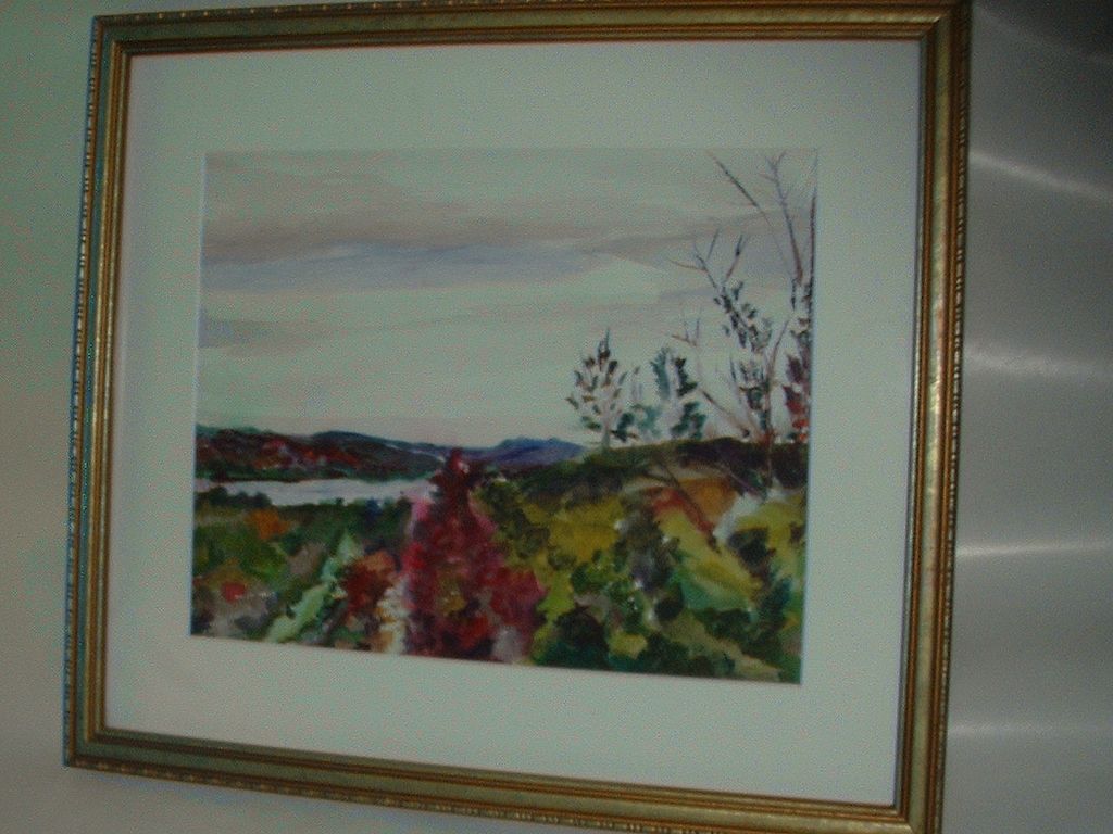 Watercolor " Lake George " Landscape Watercolor " Lake George " Landscape