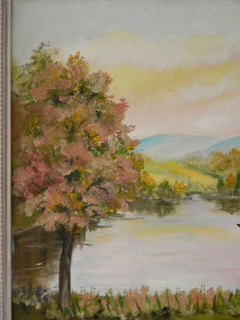 Oil Painting Landscape by Artist Maude Besley Oil Painting Landscape by Artist Maude Besley