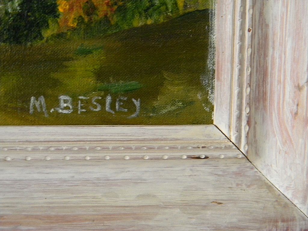 Oil Painting Landscape by Artist Maude Besley Oil Painting Landscape by Artist Maude Besley