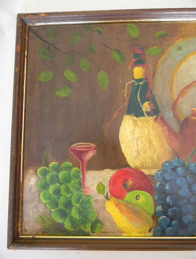Still Life Oil painting by Artist W Kuhn Still Life Oil painting by Artist W Kuhn