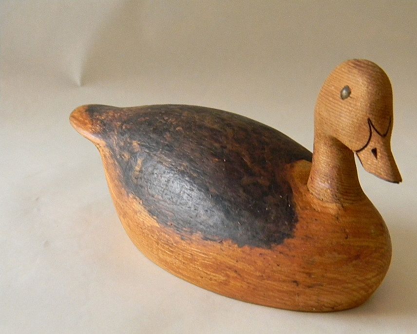 Miniature "Ken Harris Decoys, Woodville , NY "Wood Decoy Duck Miniature "Ken Harris Decoys, Woodville , NY "Wood Decoy Duck