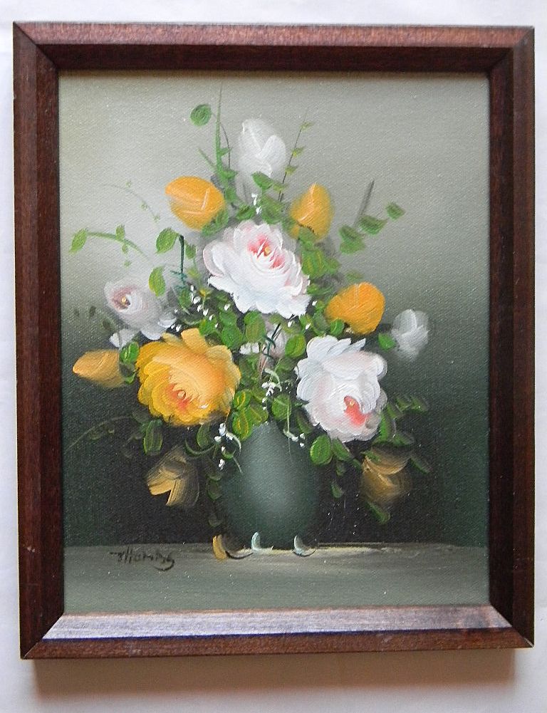 Thomas . Oil Painting Still Life Flowers Thomas . Oil Painting Still Life Flowers