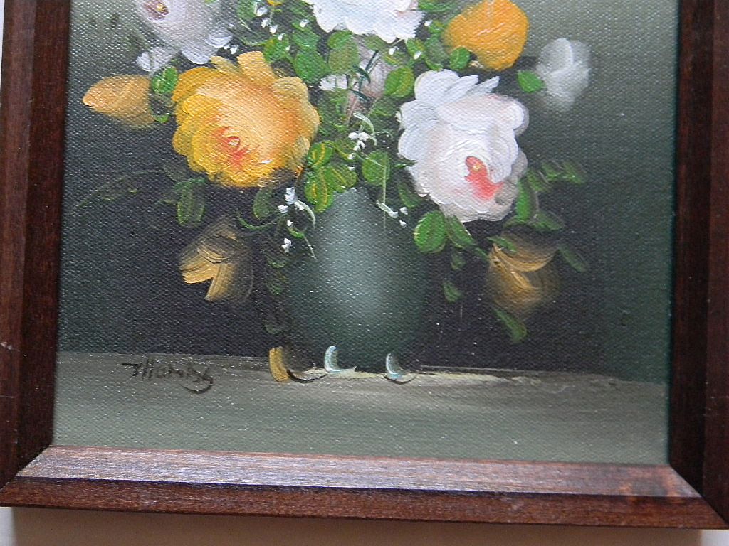 Thomas . Oil Painting Still Life Flowers Thomas . Oil Painting Still Life Flowers