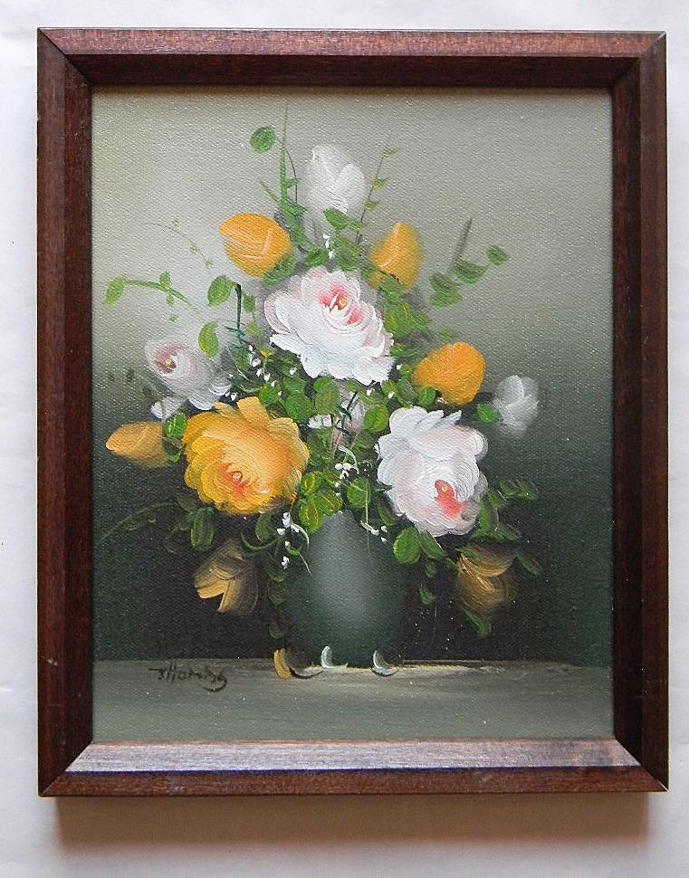 Thomas . Oil Painting Still Life Flowers Thomas . Oil Painting Still Life Flowers
