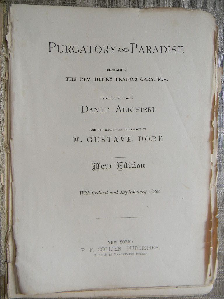 Gustave Dore (1832-1883) Engraving from "Purgatory & Paradise" by Dante . Gustave Dore (1832-1883) Engraving from "Purgatory & Paradise" by Dante .