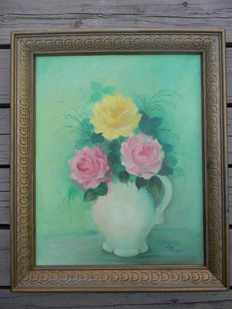 Owens . Colorful Floral Still Life Oil painting Owens . Colorful Floral Still Life Oil painting