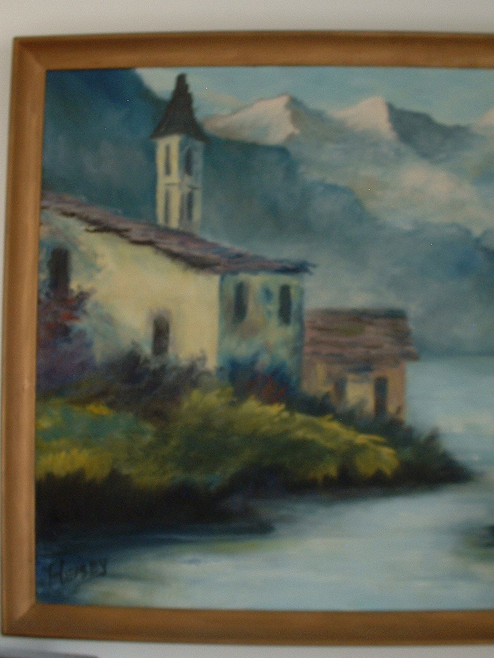 Heisey . Large Oil Painting on Canvas Heisey . Large Oil Painting on Canvas