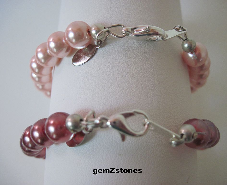 Fun And Feminine Set Of Two Stackable Bracelets Fun And Feminine Set Of Two Stackable Bracelets