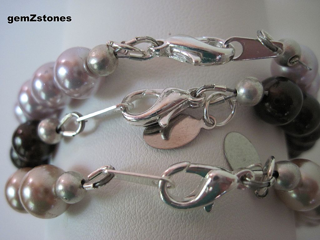 Fun And Feminine Set Of Three Stackable Bracelets Fun And Feminine Set Of Three Stackable Bracelets
