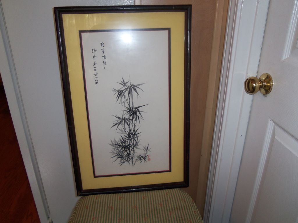 Original"Bamboo" Signed Water Color Painting by Chin Lin Her or Chin Lee Original"Bamboo" Signed Water Color Painting by Chin Lin Her or Chin Lee