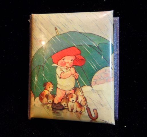 Vintage William Hall & Co.Needle Book with Baby & Puppies Vintage William Hall & Co.Needle Book with Baby & Puppies