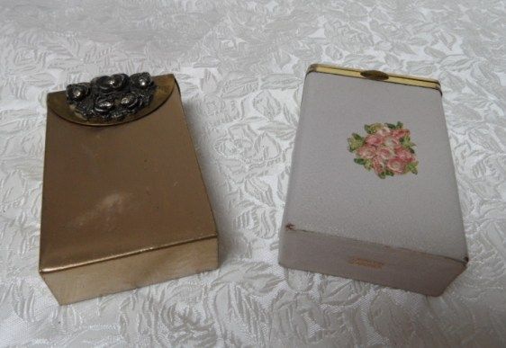 2 1960's Ladies Cigarette Cases~Princess Garner & Gold Tone Product 2 1960's Ladies Cigarette Cases~Princess Garner & Gold Tone Product