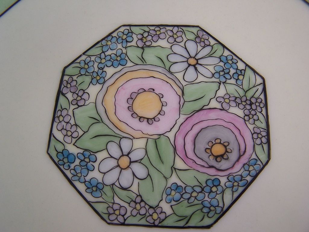 Limoges Art Nouveau Plate Signed by the Artist Limoges Art Nouveau Plate Signed by the Artist