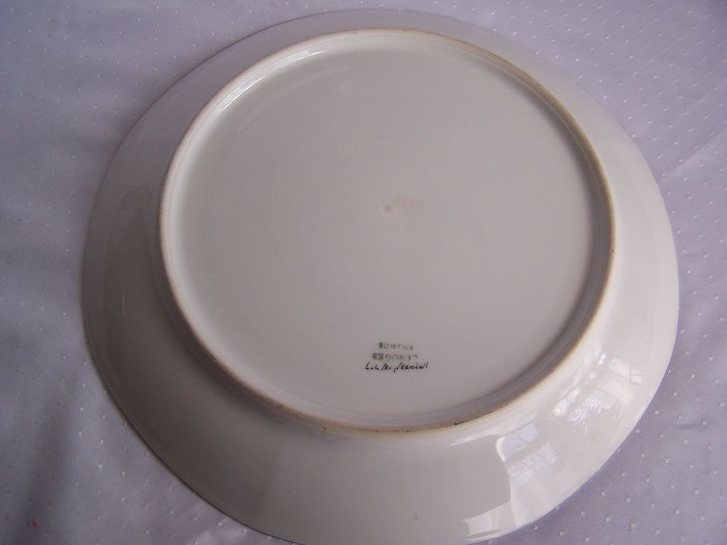 Limoges Art Nouveau Plate Signed by the Artist Limoges Art Nouveau Plate Signed by the Artist