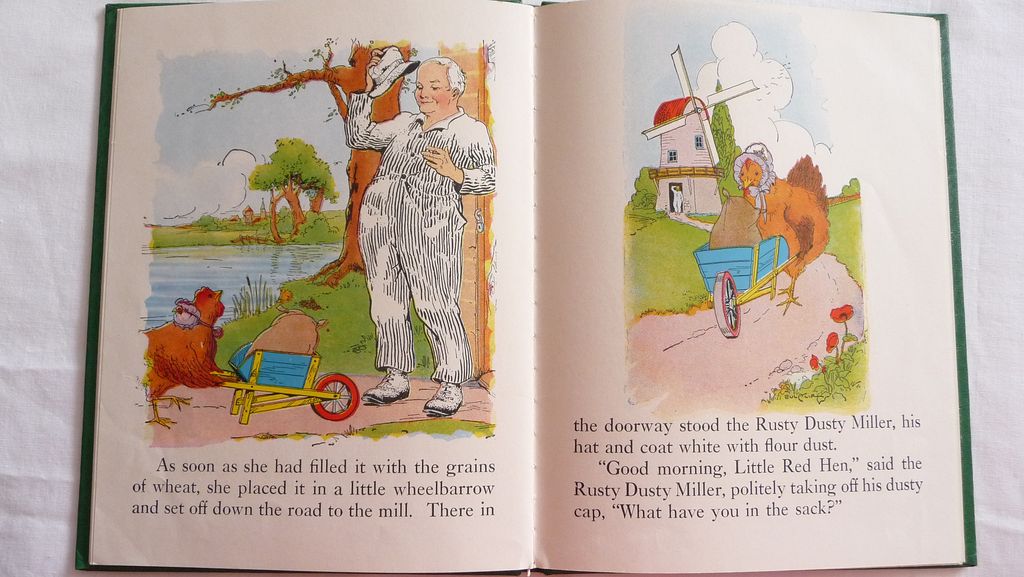 1927 "The LIttle Red Hen & The Grain Of Wheat" by Watty Piper~Excellent 1927 "The LIttle Red Hen & The Grain Of Wheat" by Watty Piper~Excellent